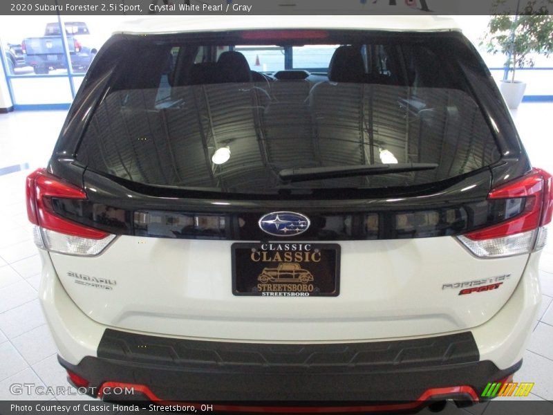 Crystal White Pearl / Gray 2020 Subaru Forester 2.5i Sport