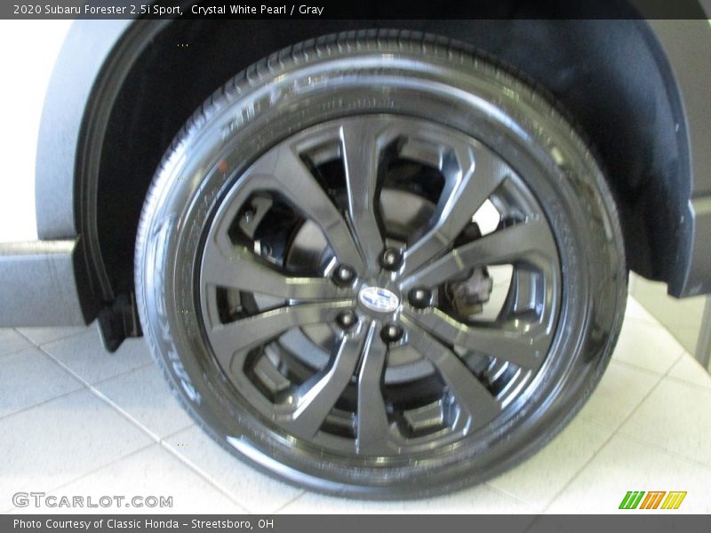 Crystal White Pearl / Gray 2020 Subaru Forester 2.5i Sport
