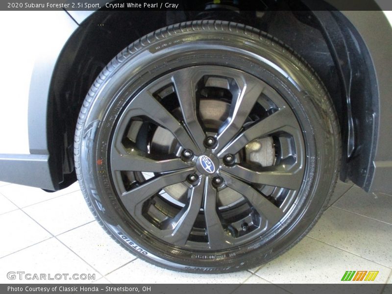 Crystal White Pearl / Gray 2020 Subaru Forester 2.5i Sport