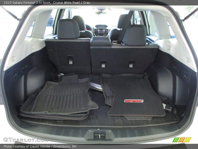 Crystal White Pearl / Gray 2020 Subaru Forester 2.5i Sport