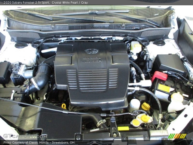 Crystal White Pearl / Gray 2020 Subaru Forester 2.5i Sport