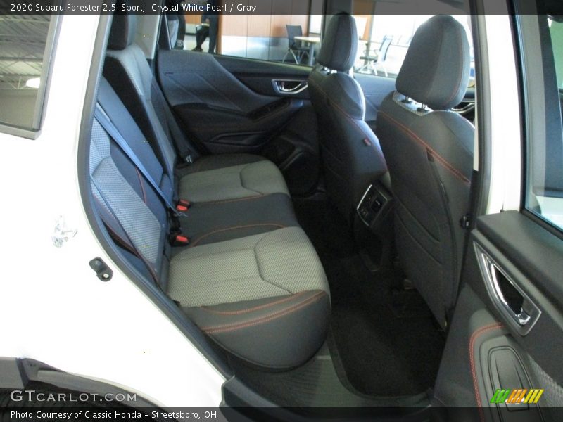 Crystal White Pearl / Gray 2020 Subaru Forester 2.5i Sport