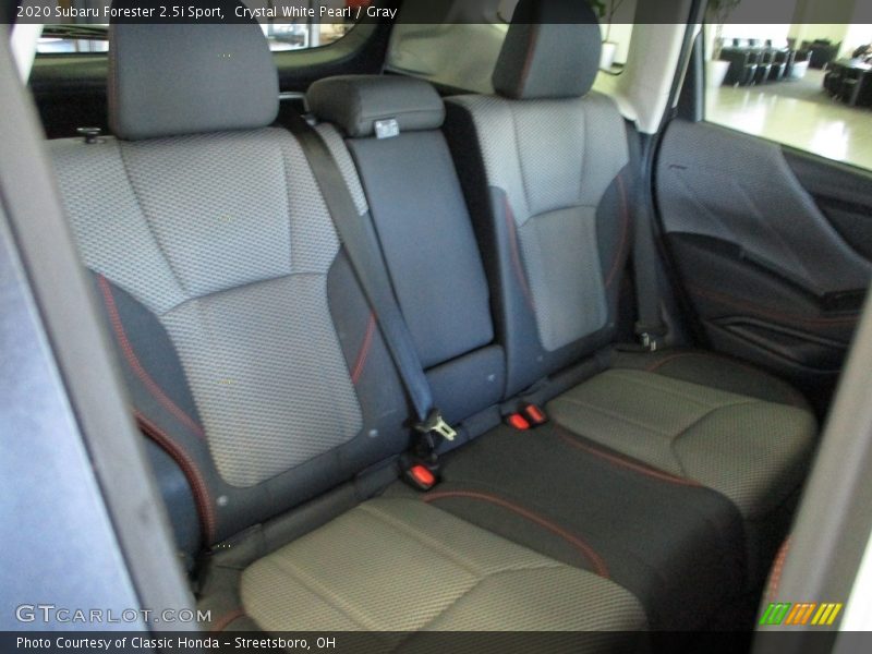 Crystal White Pearl / Gray 2020 Subaru Forester 2.5i Sport