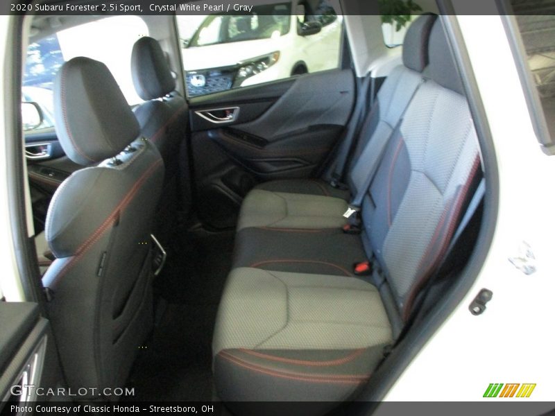 Crystal White Pearl / Gray 2020 Subaru Forester 2.5i Sport