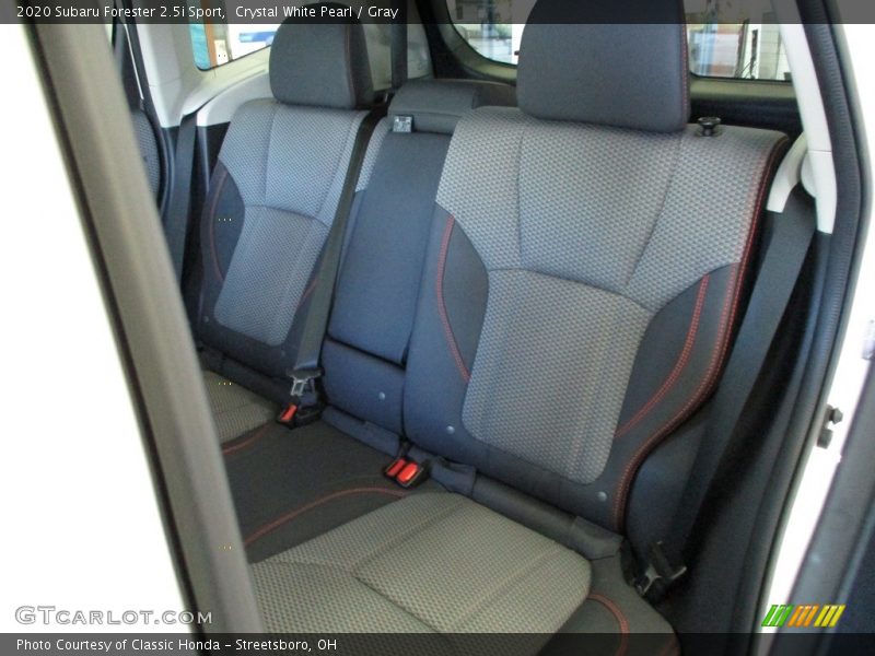 Crystal White Pearl / Gray 2020 Subaru Forester 2.5i Sport
