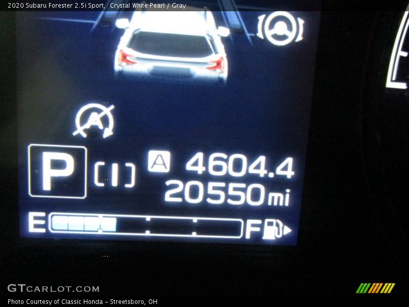 Crystal White Pearl / Gray 2020 Subaru Forester 2.5i Sport