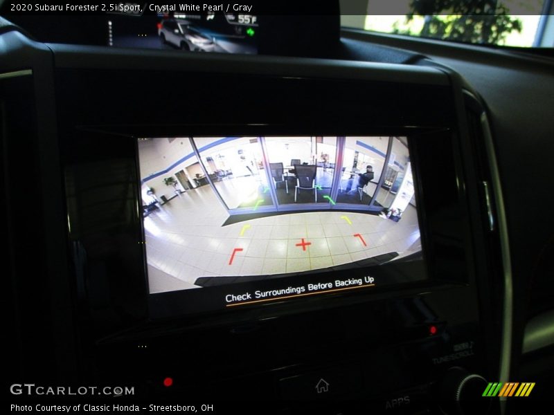Crystal White Pearl / Gray 2020 Subaru Forester 2.5i Sport