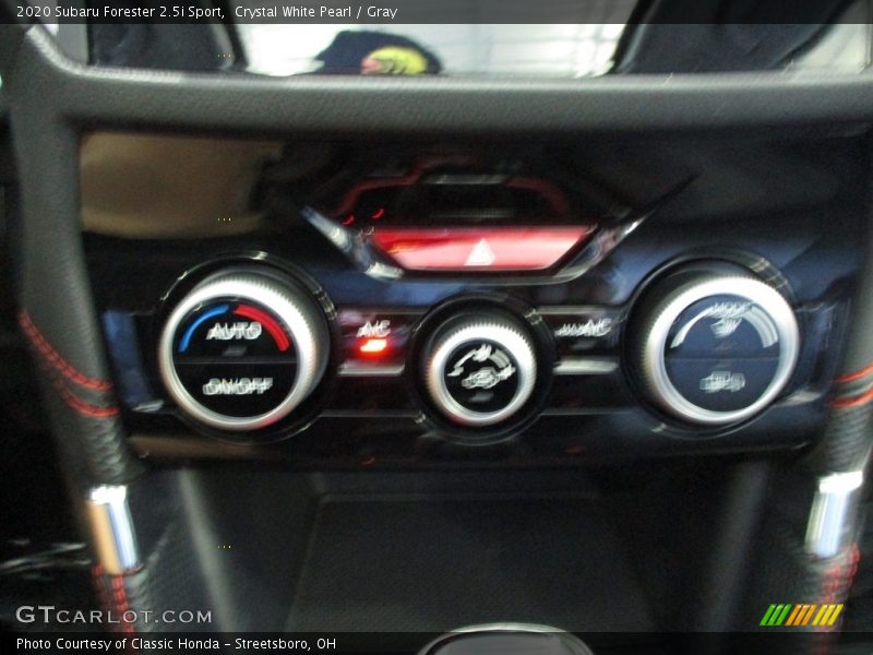 Crystal White Pearl / Gray 2020 Subaru Forester 2.5i Sport