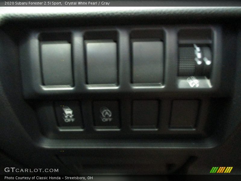 Crystal White Pearl / Gray 2020 Subaru Forester 2.5i Sport