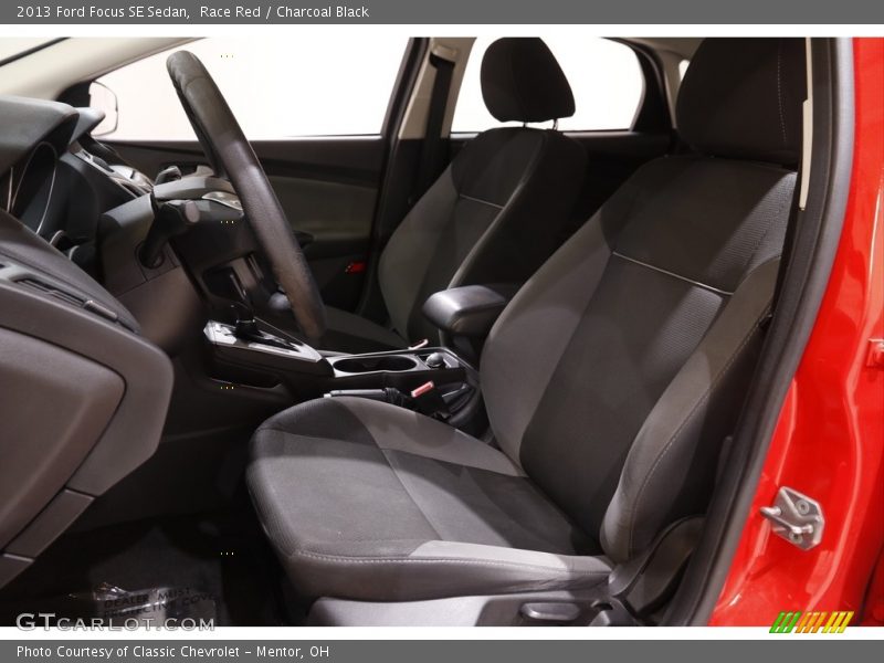 Race Red / Charcoal Black 2013 Ford Focus SE Sedan