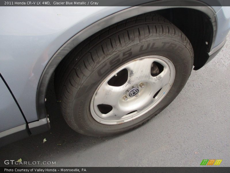 Glacier Blue Metallic / Gray 2011 Honda CR-V LX 4WD