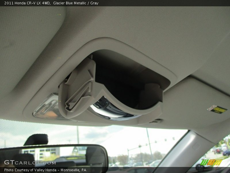 Glacier Blue Metallic / Gray 2011 Honda CR-V LX 4WD