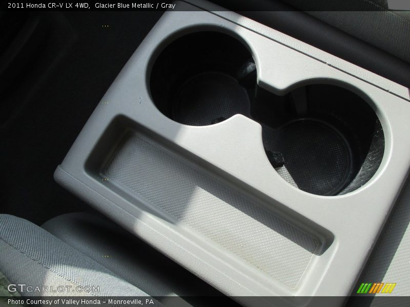 Glacier Blue Metallic / Gray 2011 Honda CR-V LX 4WD