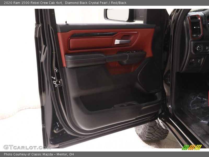 Diamond Black Crystal Pearl / Red/Black 2020 Ram 1500 Rebel Crew Cab 4x4