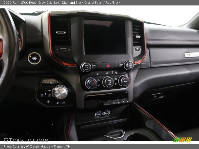 Diamond Black Crystal Pearl / Red/Black 2020 Ram 1500 Rebel Crew Cab 4x4
