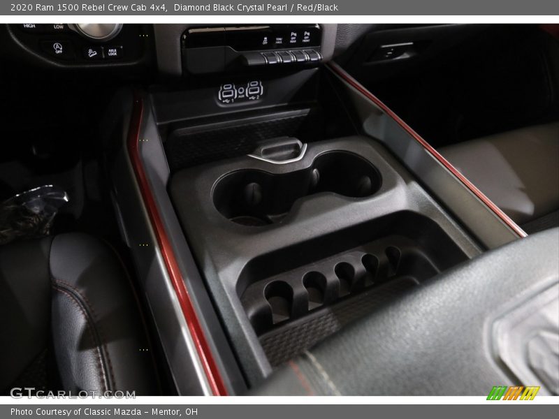 Diamond Black Crystal Pearl / Red/Black 2020 Ram 1500 Rebel Crew Cab 4x4