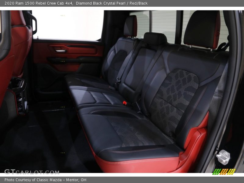 Diamond Black Crystal Pearl / Red/Black 2020 Ram 1500 Rebel Crew Cab 4x4