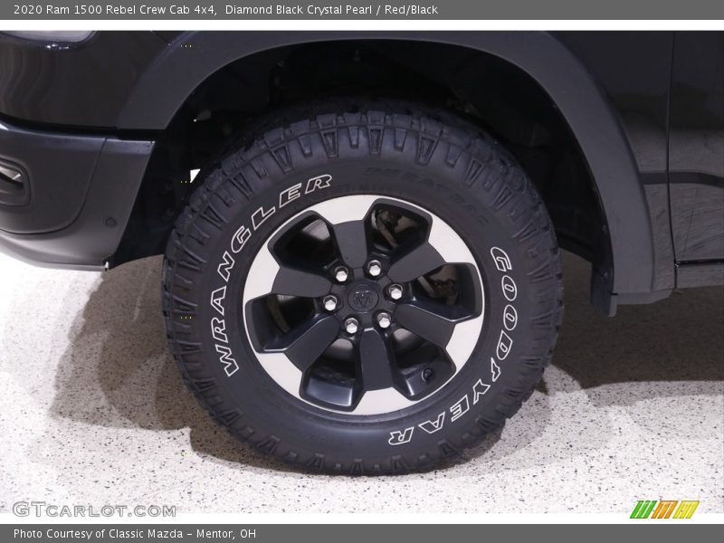 Diamond Black Crystal Pearl / Red/Black 2020 Ram 1500 Rebel Crew Cab 4x4