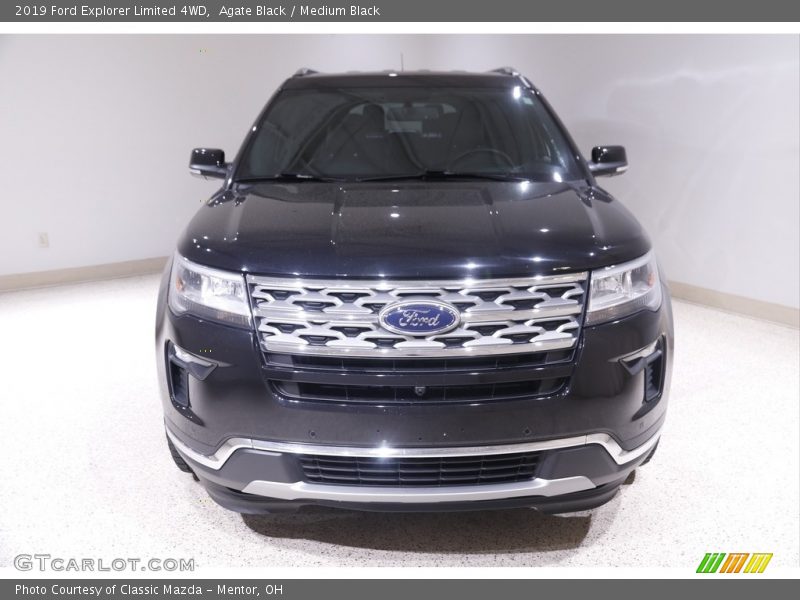 Agate Black / Medium Black 2019 Ford Explorer Limited 4WD