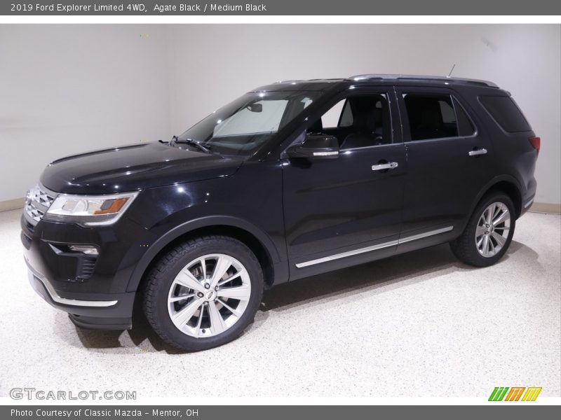 Agate Black / Medium Black 2019 Ford Explorer Limited 4WD