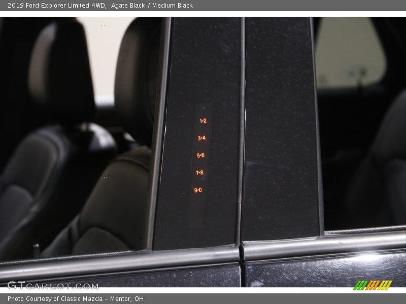 Agate Black / Medium Black 2019 Ford Explorer Limited 4WD