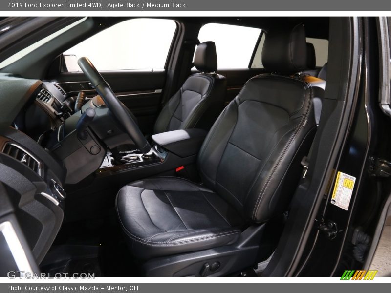 Agate Black / Medium Black 2019 Ford Explorer Limited 4WD