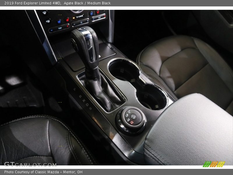 Agate Black / Medium Black 2019 Ford Explorer Limited 4WD