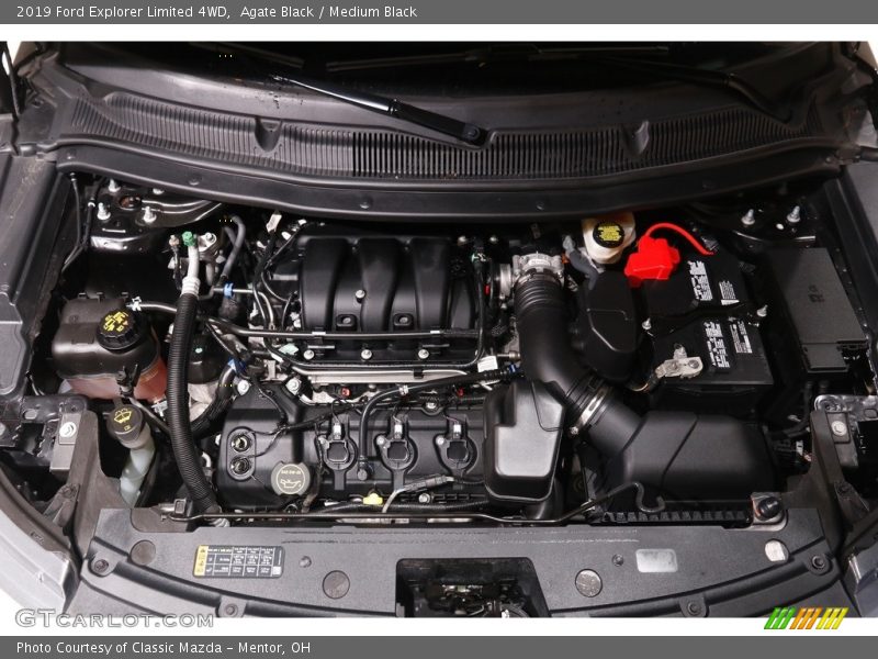 Agate Black / Medium Black 2019 Ford Explorer Limited 4WD