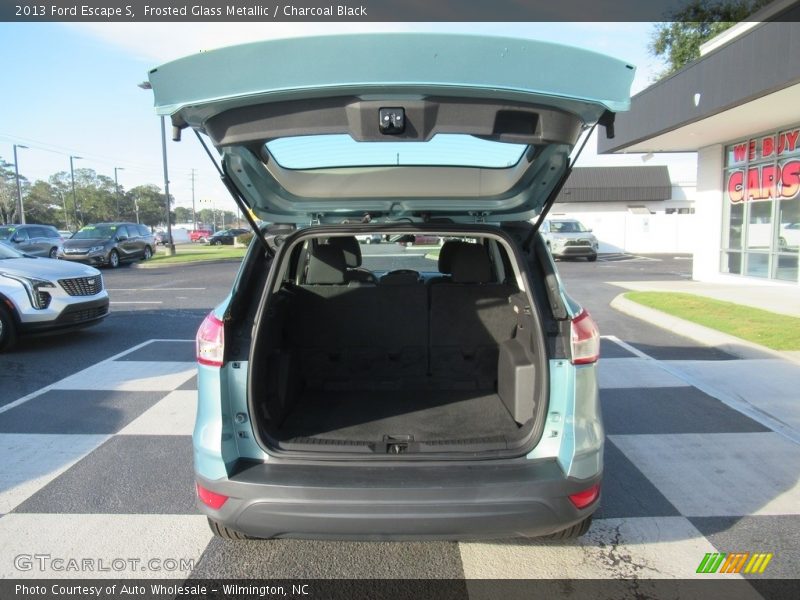 Frosted Glass Metallic / Charcoal Black 2013 Ford Escape S