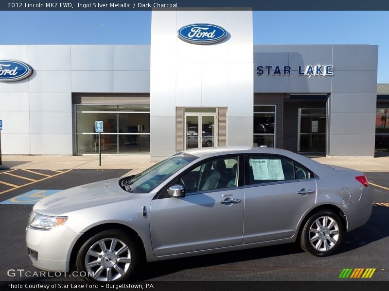 Ingot Silver Metallic / Dark Charcoal 2012 Lincoln MKZ FWD
