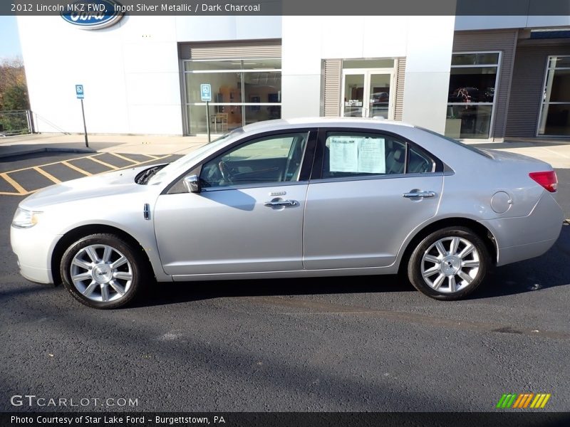 Ingot Silver Metallic / Dark Charcoal 2012 Lincoln MKZ FWD