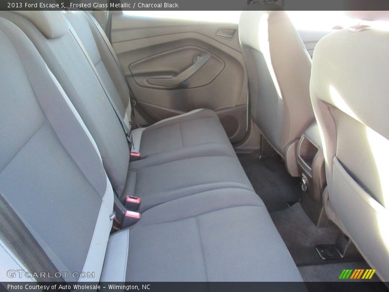 Frosted Glass Metallic / Charcoal Black 2013 Ford Escape S