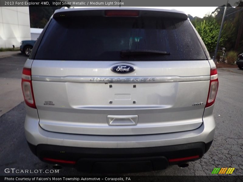 Ingot Silver Metallic / Medium Light Stone 2013 Ford Explorer 4WD