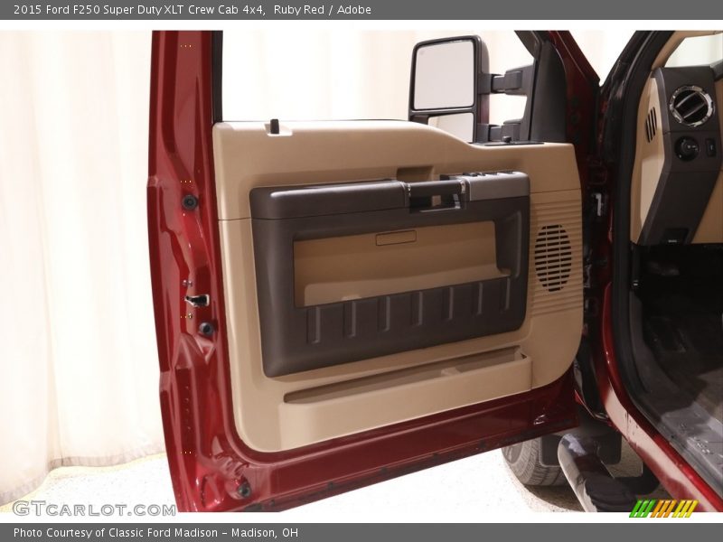 Ruby Red / Adobe 2015 Ford F250 Super Duty XLT Crew Cab 4x4