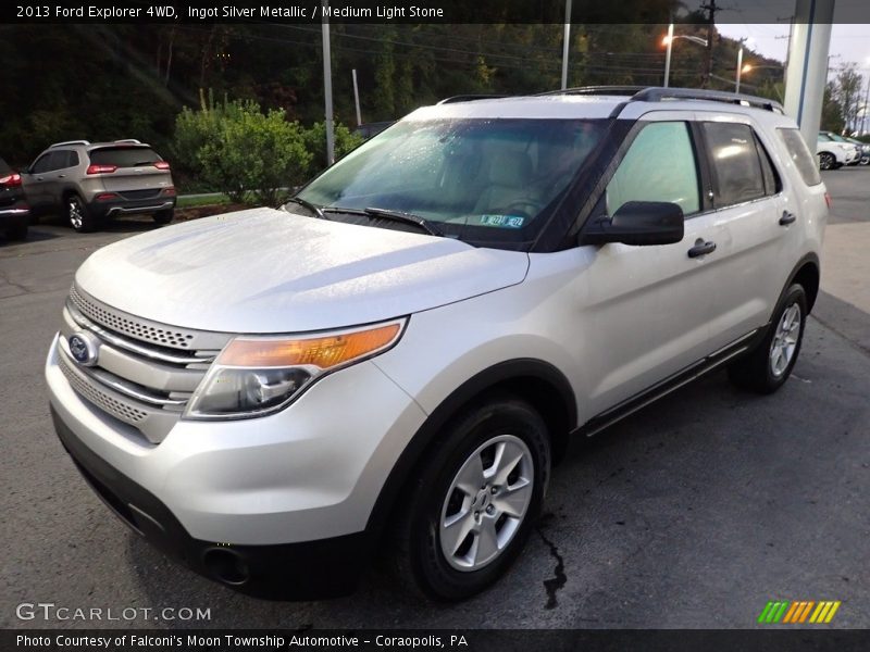Ingot Silver Metallic / Medium Light Stone 2013 Ford Explorer 4WD