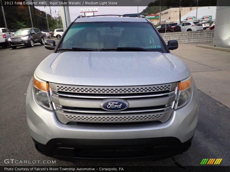 Ingot Silver Metallic / Medium Light Stone 2013 Ford Explorer 4WD