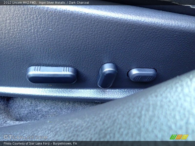 Ingot Silver Metallic / Dark Charcoal 2012 Lincoln MKZ FWD