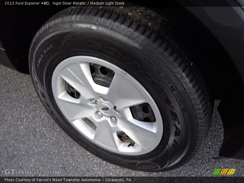 Ingot Silver Metallic / Medium Light Stone 2013 Ford Explorer 4WD