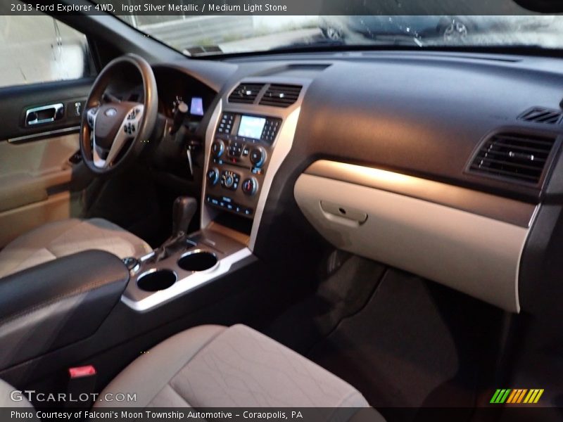 Ingot Silver Metallic / Medium Light Stone 2013 Ford Explorer 4WD