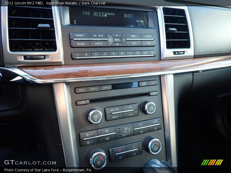 Ingot Silver Metallic / Dark Charcoal 2012 Lincoln MKZ FWD