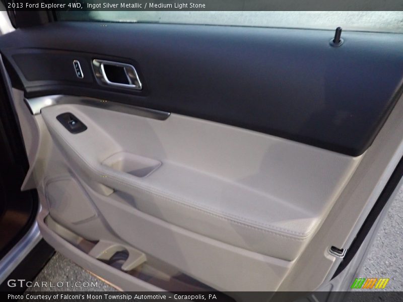 Ingot Silver Metallic / Medium Light Stone 2013 Ford Explorer 4WD