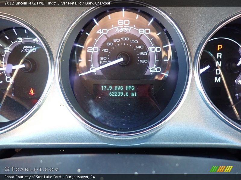 Ingot Silver Metallic / Dark Charcoal 2012 Lincoln MKZ FWD