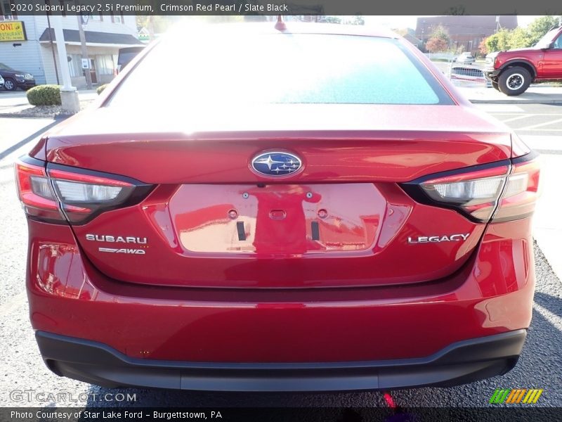 Crimson Red Pearl / Slate Black 2020 Subaru Legacy 2.5i Premium