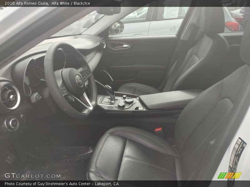 Alfa White / Black/Ice 2018 Alfa Romeo Giulia