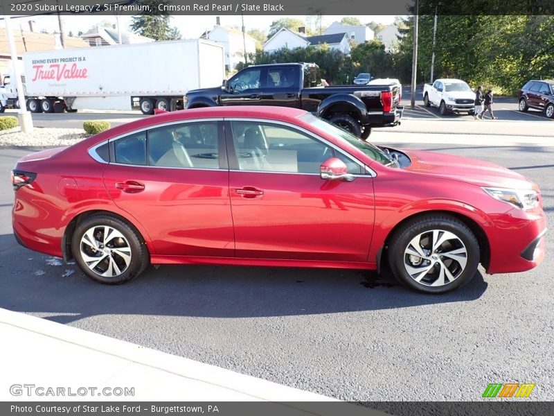 Crimson Red Pearl / Slate Black 2020 Subaru Legacy 2.5i Premium