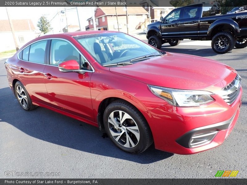 Crimson Red Pearl / Slate Black 2020 Subaru Legacy 2.5i Premium