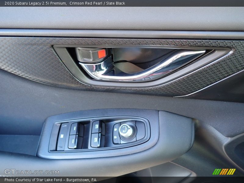 Crimson Red Pearl / Slate Black 2020 Subaru Legacy 2.5i Premium