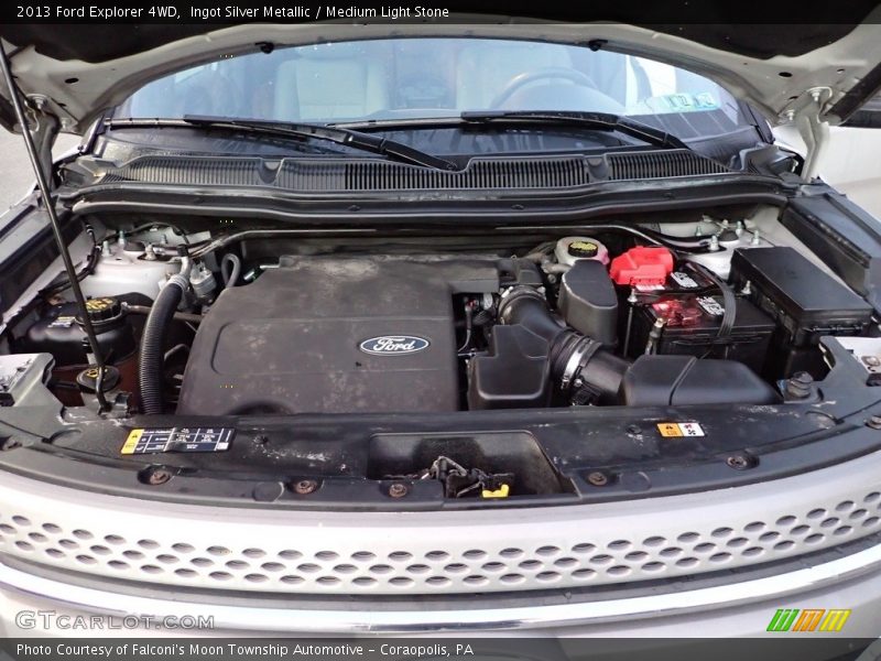 Ingot Silver Metallic / Medium Light Stone 2013 Ford Explorer 4WD