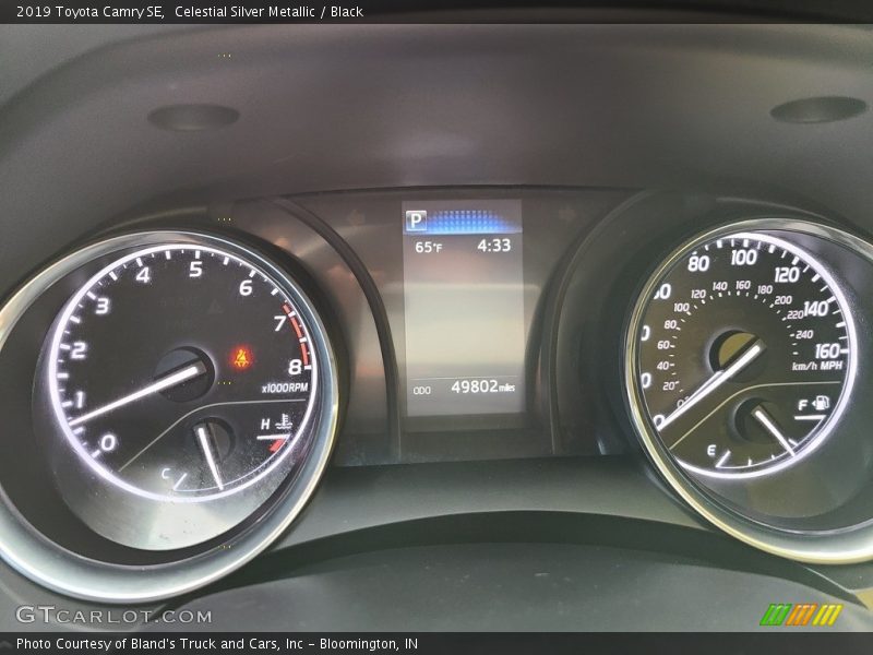 Celestial Silver Metallic / Black 2019 Toyota Camry SE