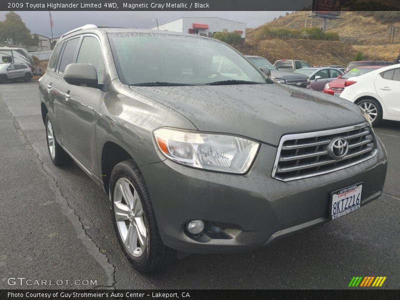 Magnetic Gray Metallic / Black 2009 Toyota Highlander Limited 4WD